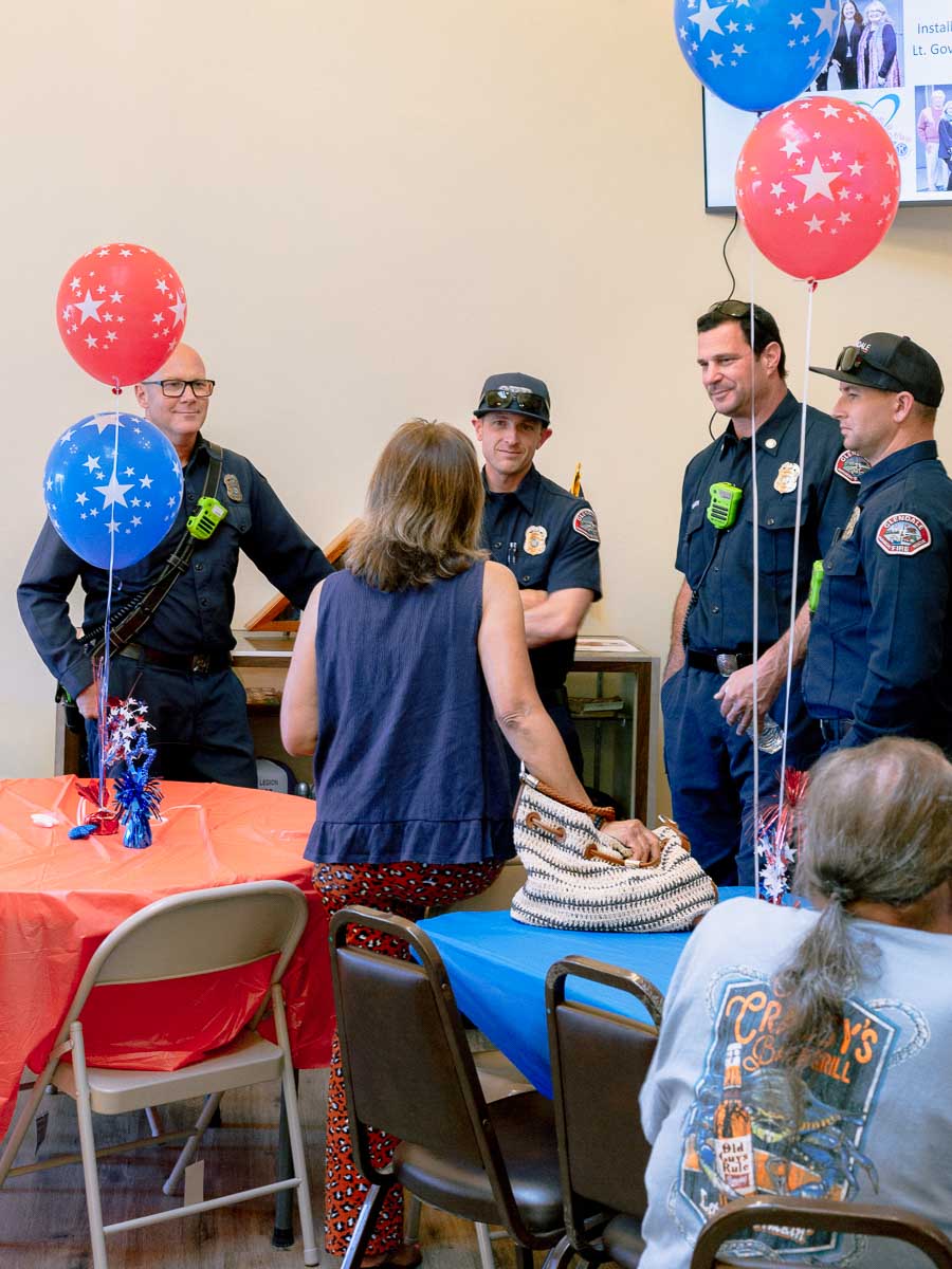 Glendale Fire Department Firefighters in full support